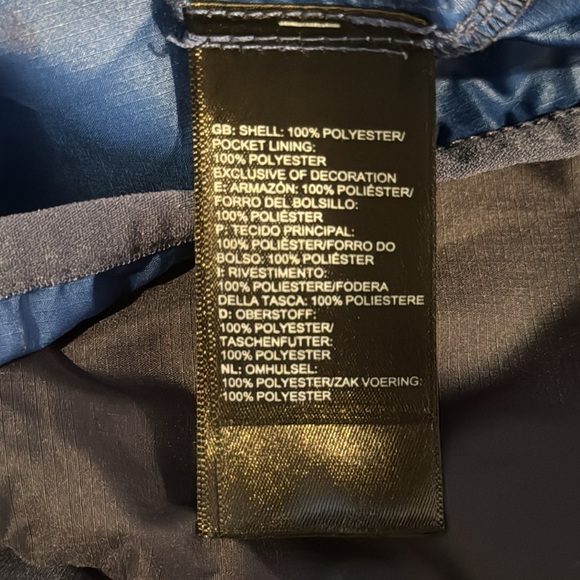 The North Face Boy’s Blue Raincoat Size Medium - Picture 7 of 7